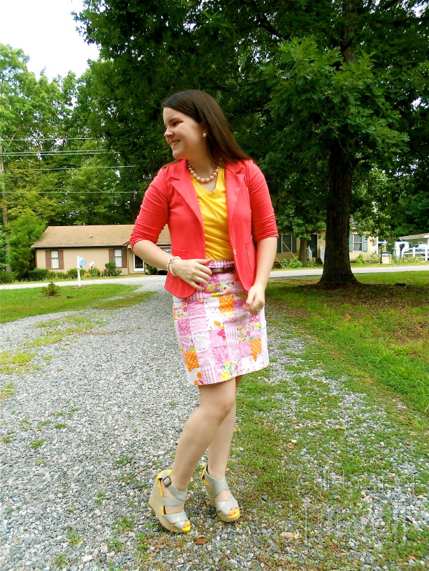 Coral Blazer - Trend of the Month - still being [molly]