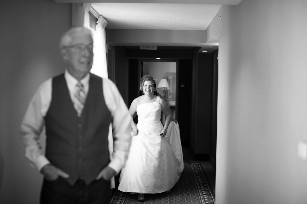 Father - Daughter First Look #Wedding