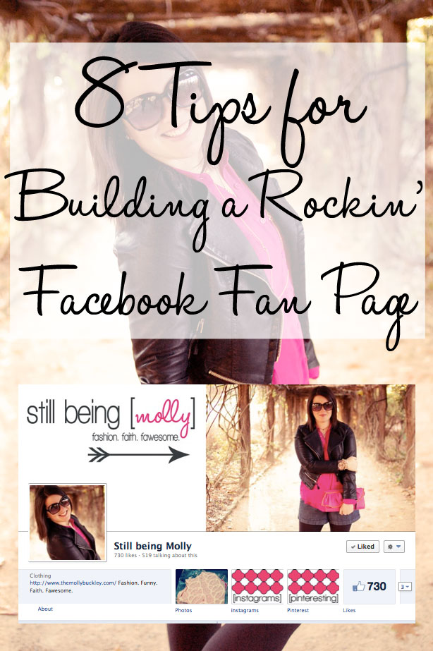 8 Tips for Building a Rockin' Facebook Fan Page