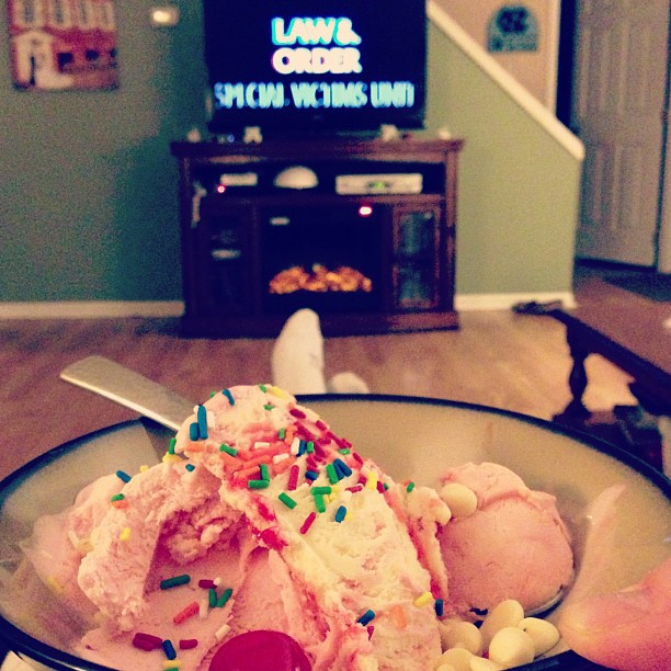 ice cream and law and order SVU