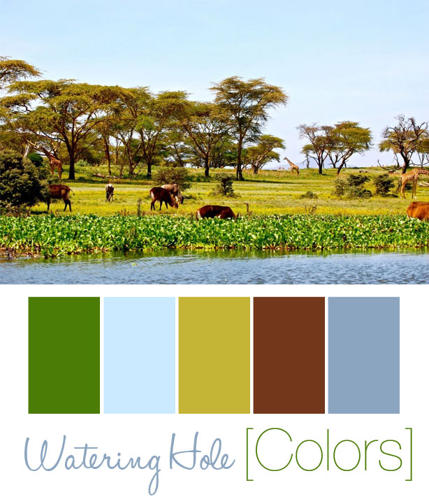 Kenya & Safari Inspired Nursery Color Palette