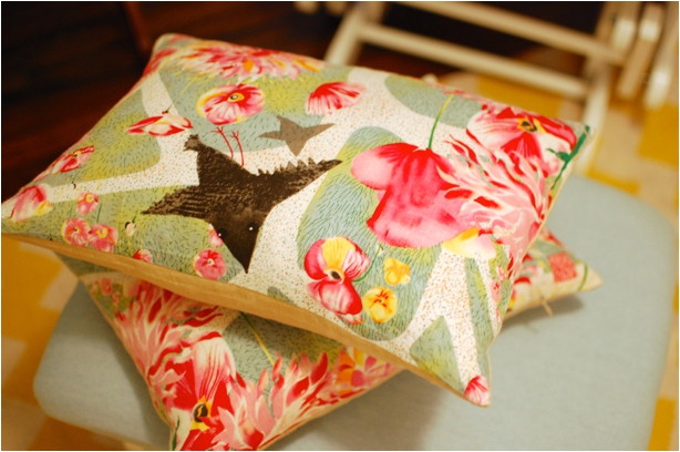 DIY No-Sew Fabric Pillow Covers | Nursery Project