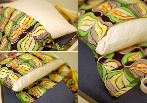DIY No-Sew Fabric Pillow Covers | Nursery Project
