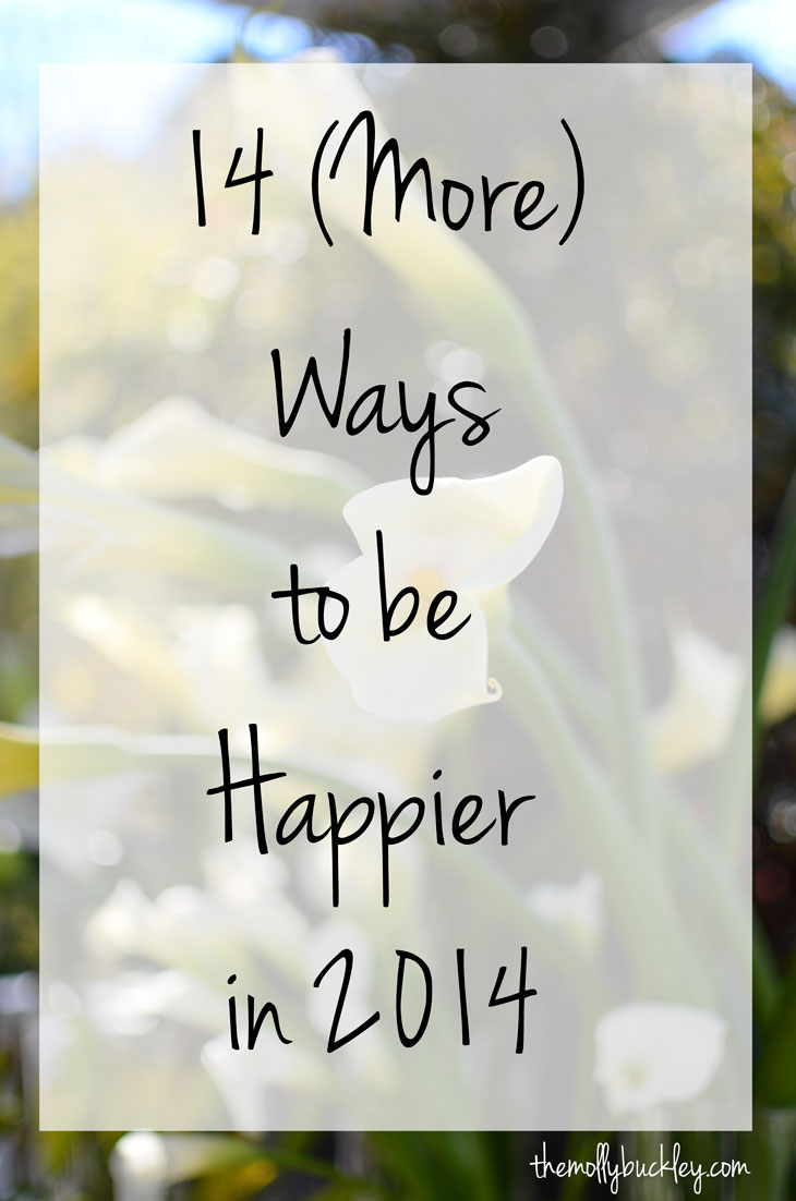 14 (More) Ways to Be Happier in 2014
