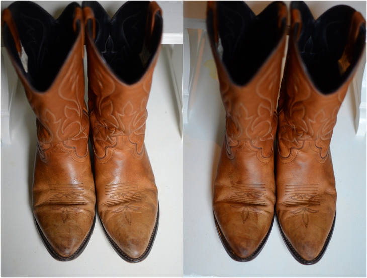 what to clean leather boots with