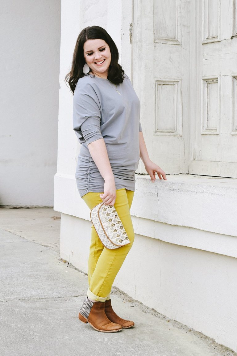 women's mustard colored jeans