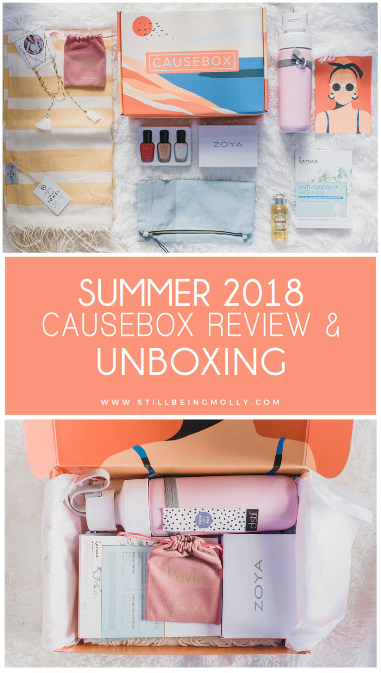 Summer 2018 CAUSEBOX Ethical Subscription Box Review